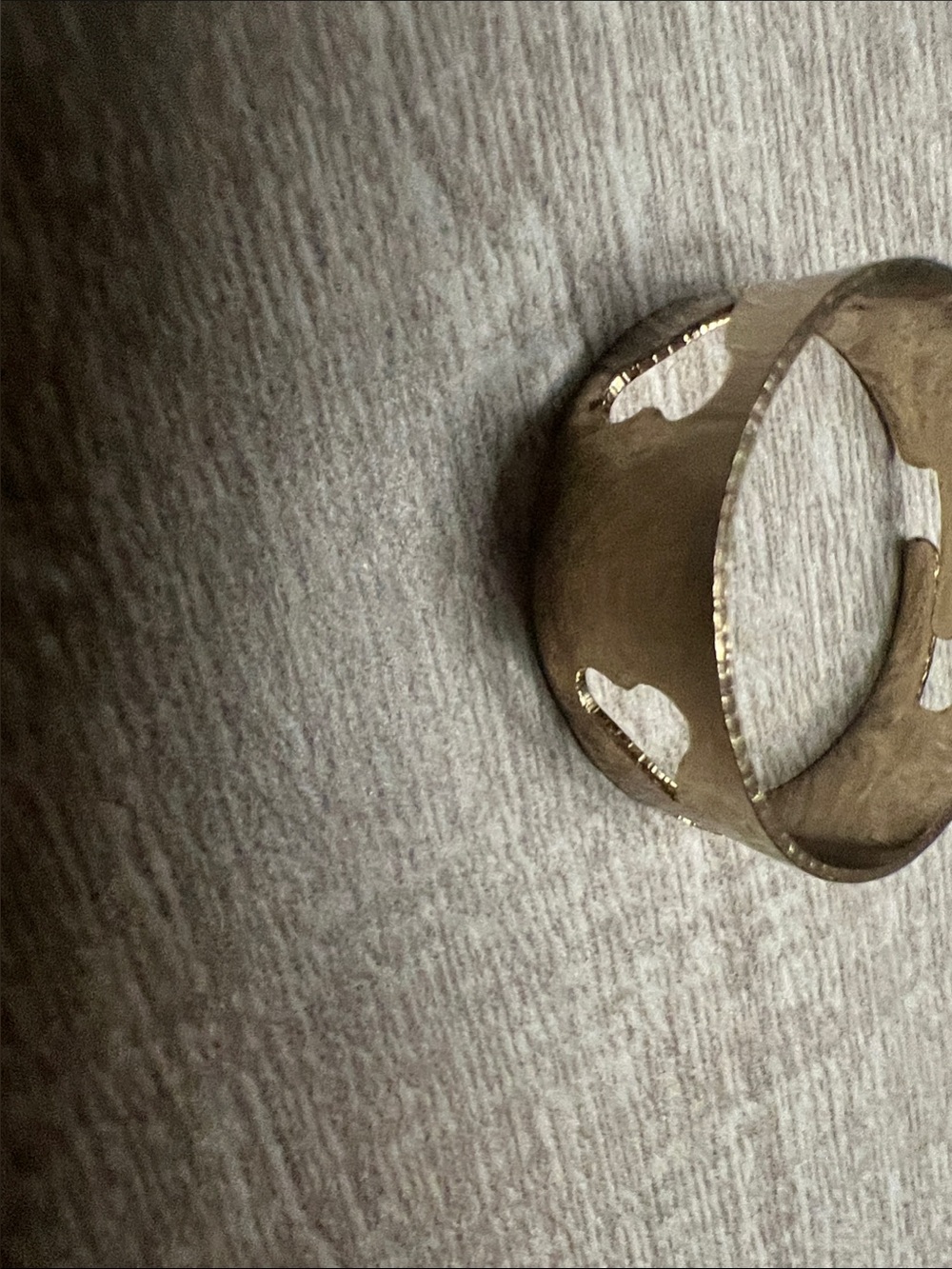 Gold Cutout Statement Cuff Bracelet
